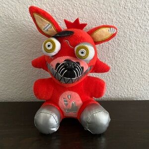 Five Nights At Freddys Nightmare FOXY - 8" Red FNAF Plush - 2016 Scott Cawthon